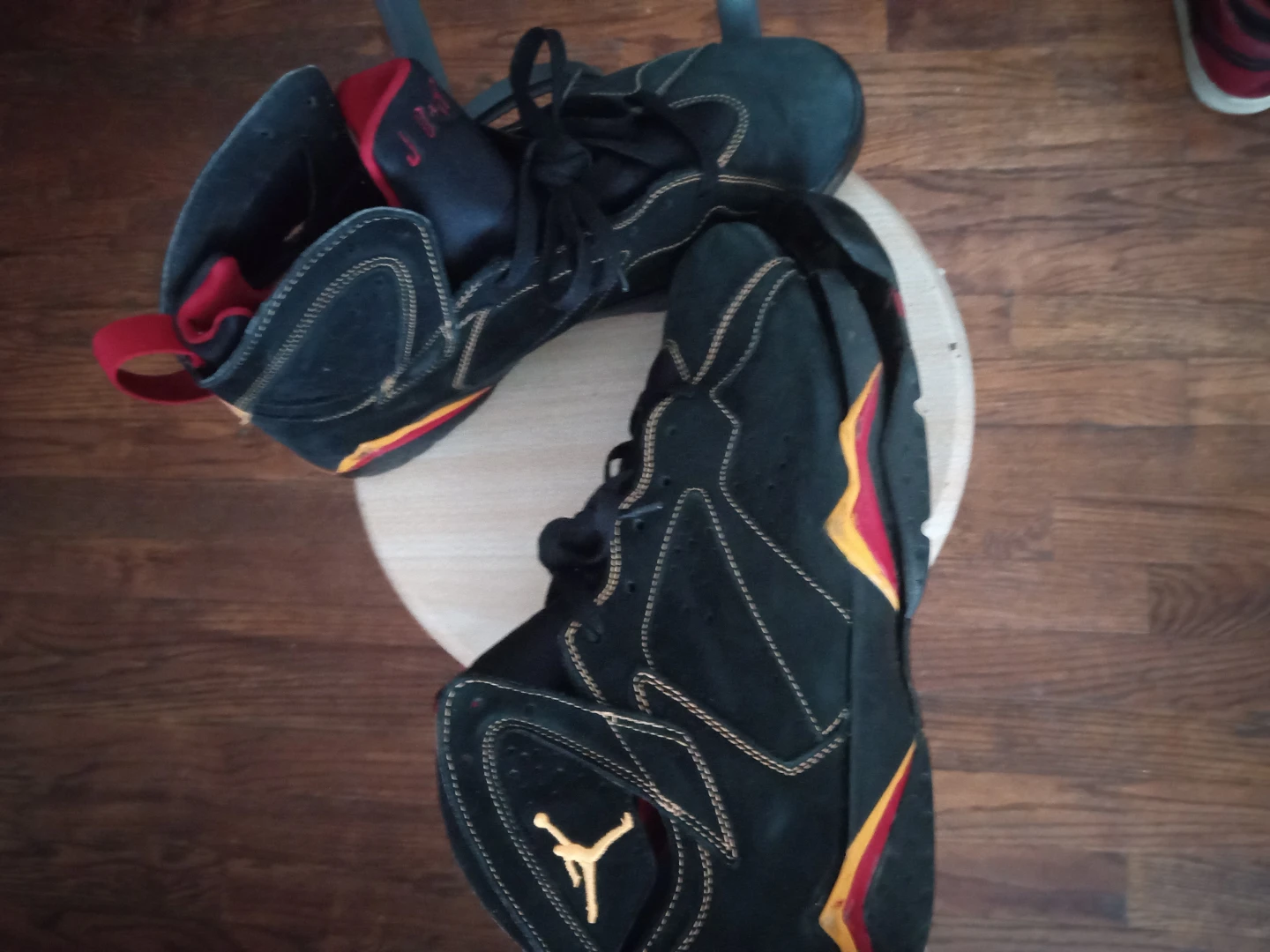 Air Jordan 7 Citrus Retro Black/Red/Gold - photo 4