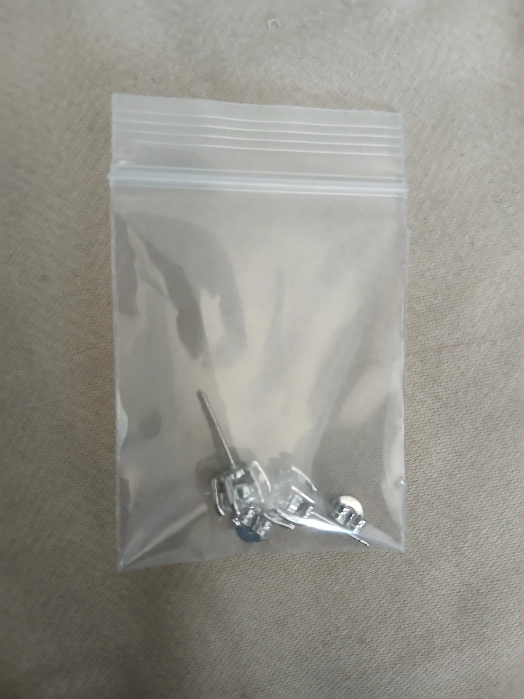 Sterling Silver And Moissanite 6 Prong Stud Earrings - photo 2