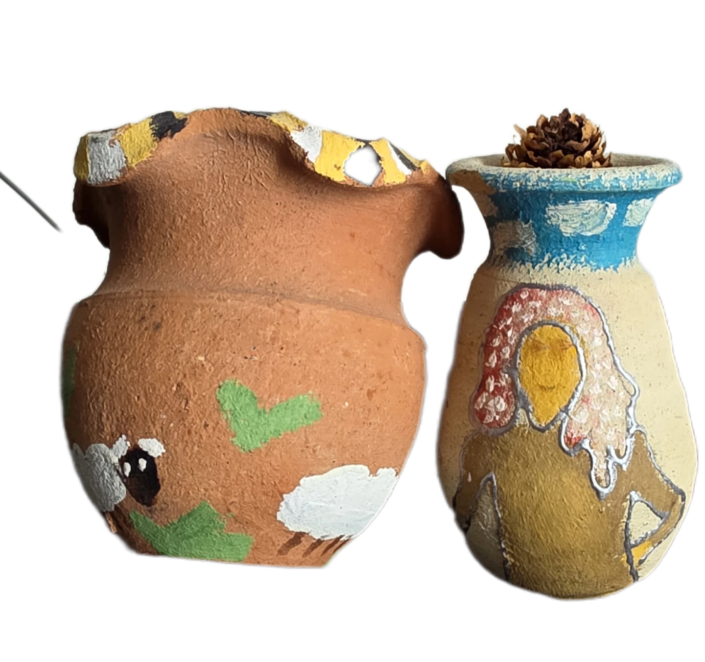 Handmade Clay Vases - Unique Decor