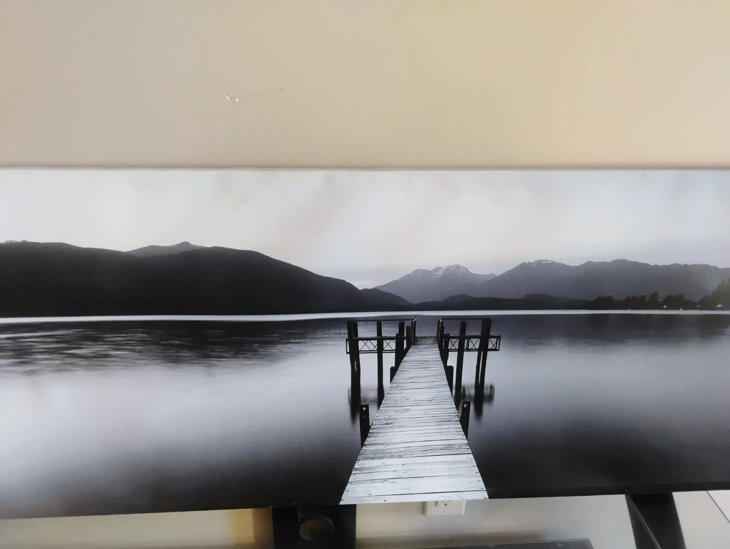 Lake & Mountain Canvas Wall Art