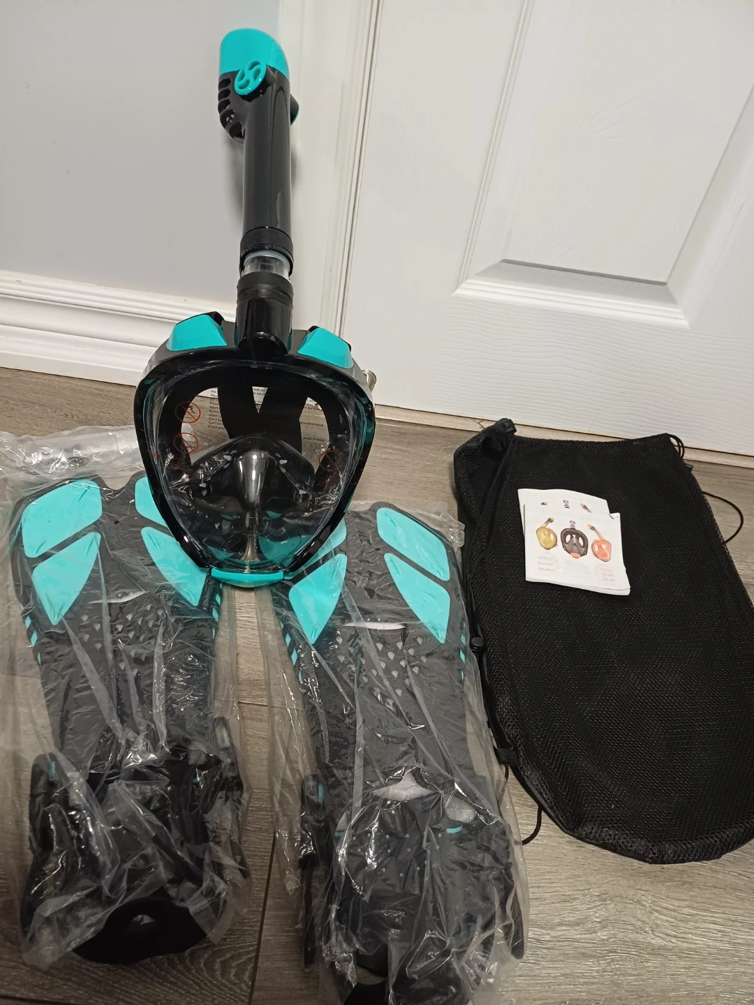 Full Face Snorkel Mask Set - New
