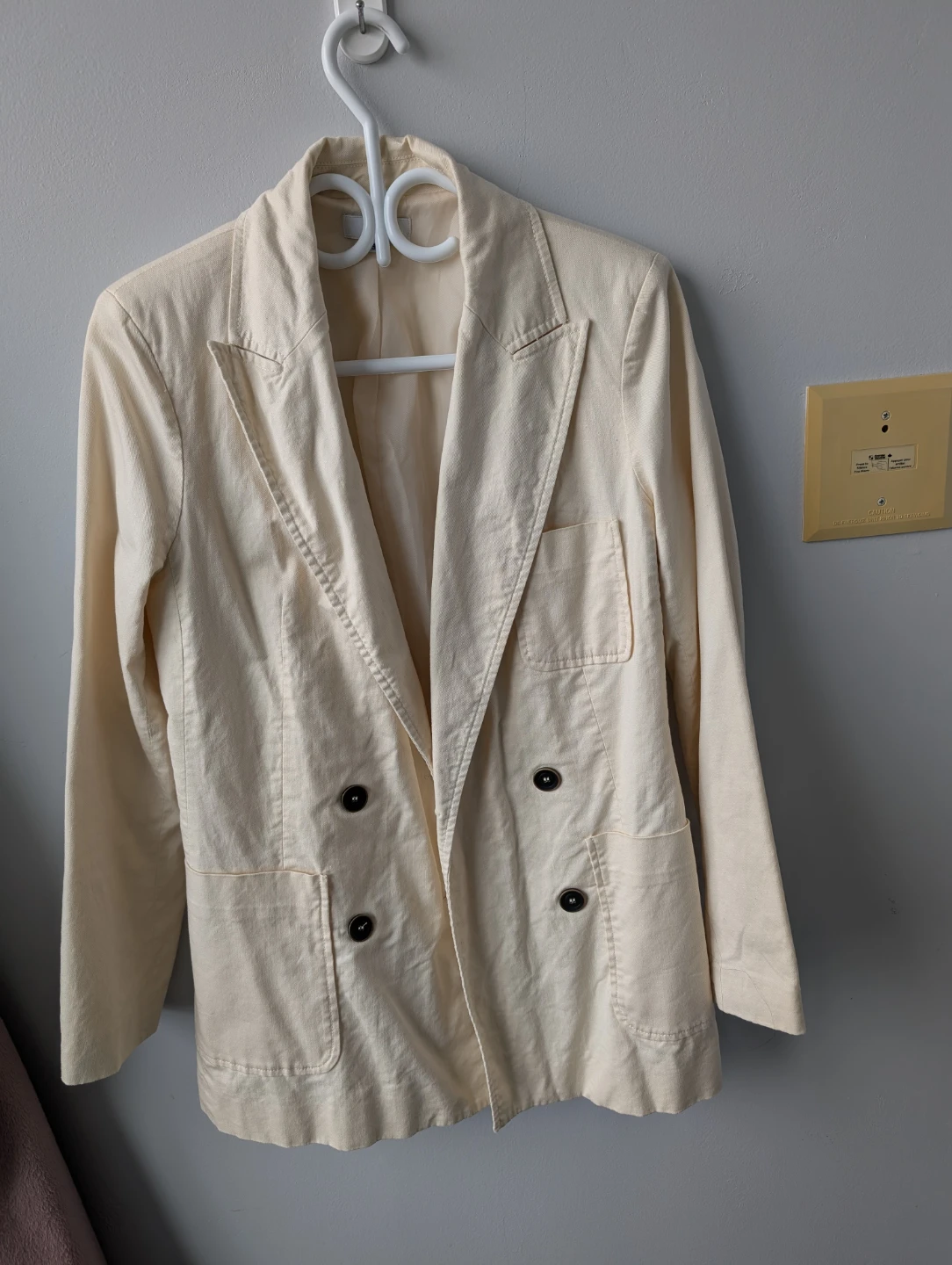 Fórmula Joven Cream Blazer - Size 36