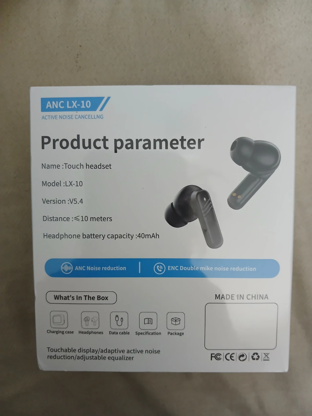 ANC LX-10 Wireless Earbuds with Digital Display - photo 3