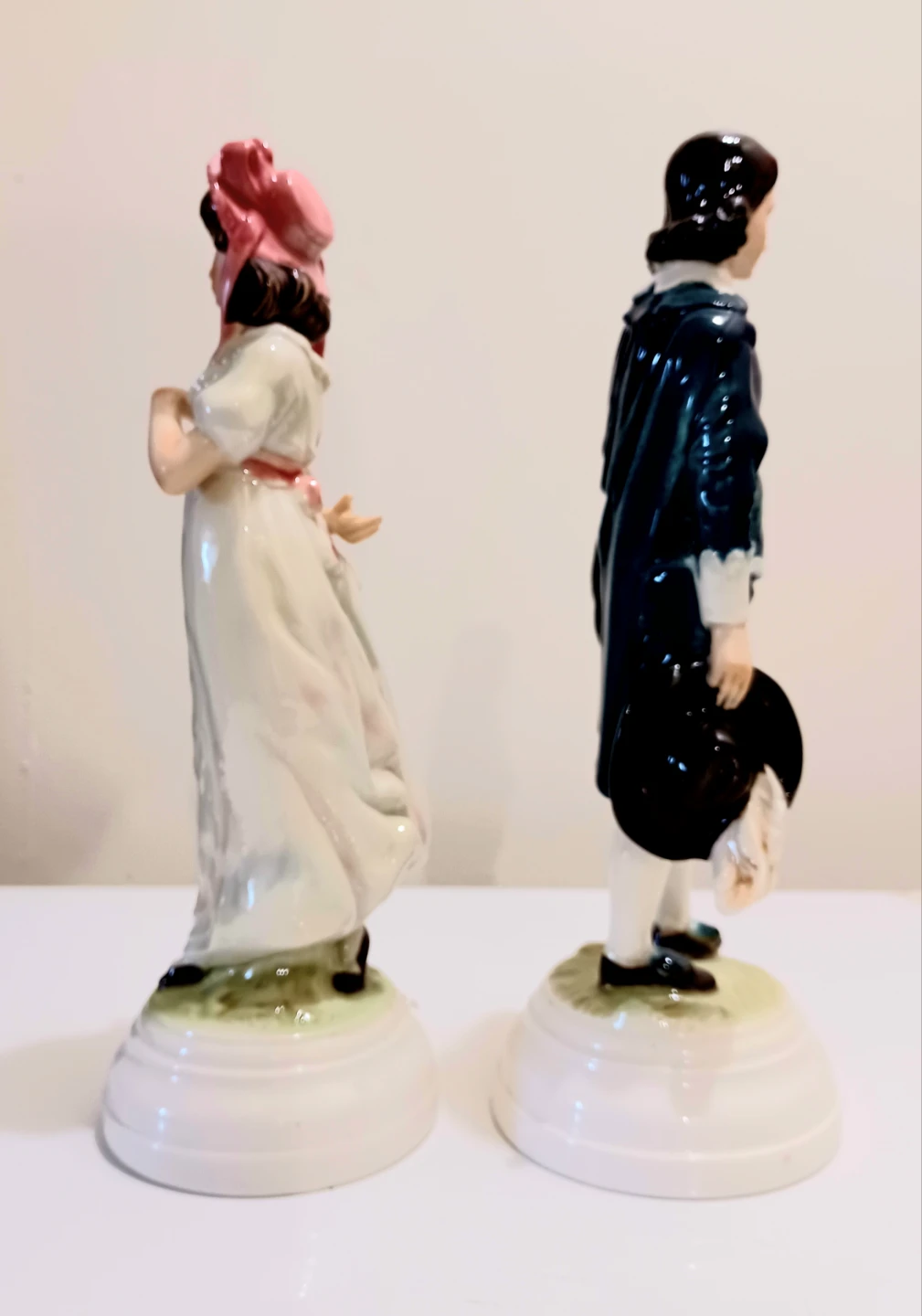 Vtg. W. German Goebel Blueboy & Pinkie Statues - photo 4