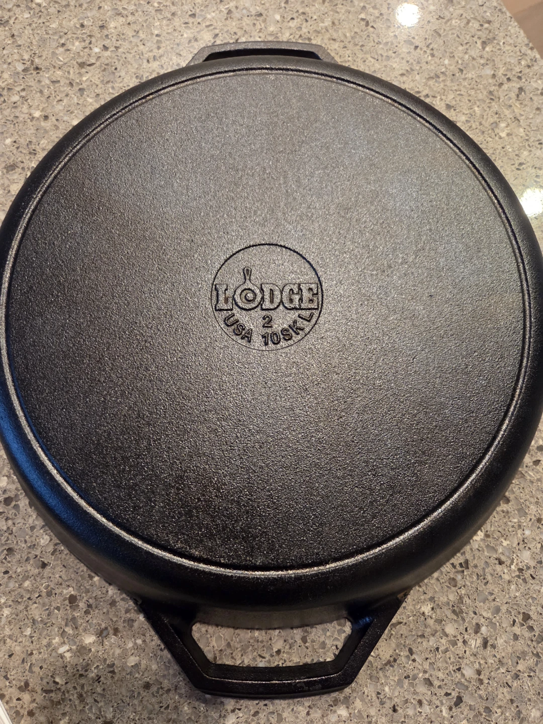 10 inch Brand New Lodge Cast Iron Grill Pan - photo 2