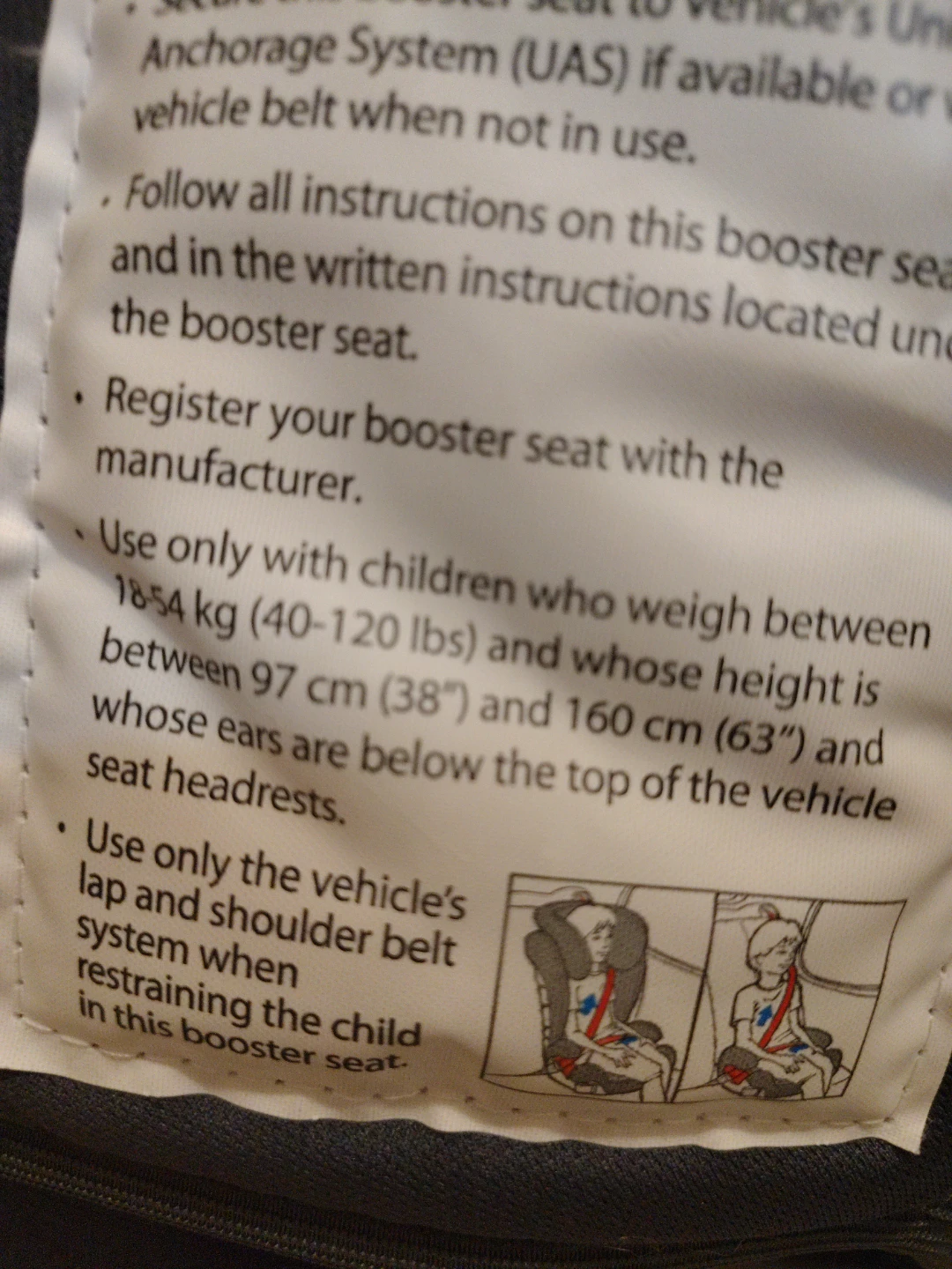 Diono Cambria Booster Seat - Orange & Grey - photo 4