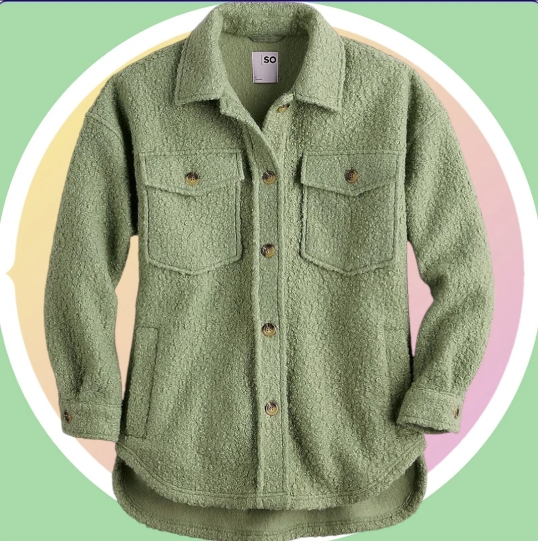 🥕 Oversized Persian Faux Lamb Shacket w 4 Large Pockets - photo 2