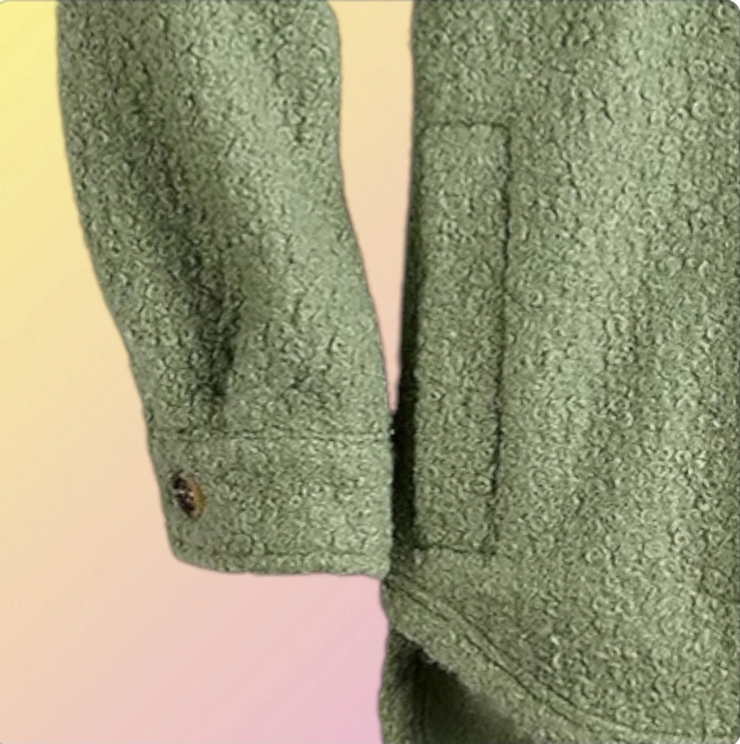 🥕 Oversized Persian Faux Lamb Shacket w 4 Large Pockets - photo 5