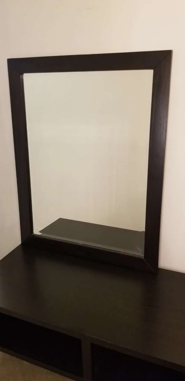 Framed Mirror - Brown - photo 3