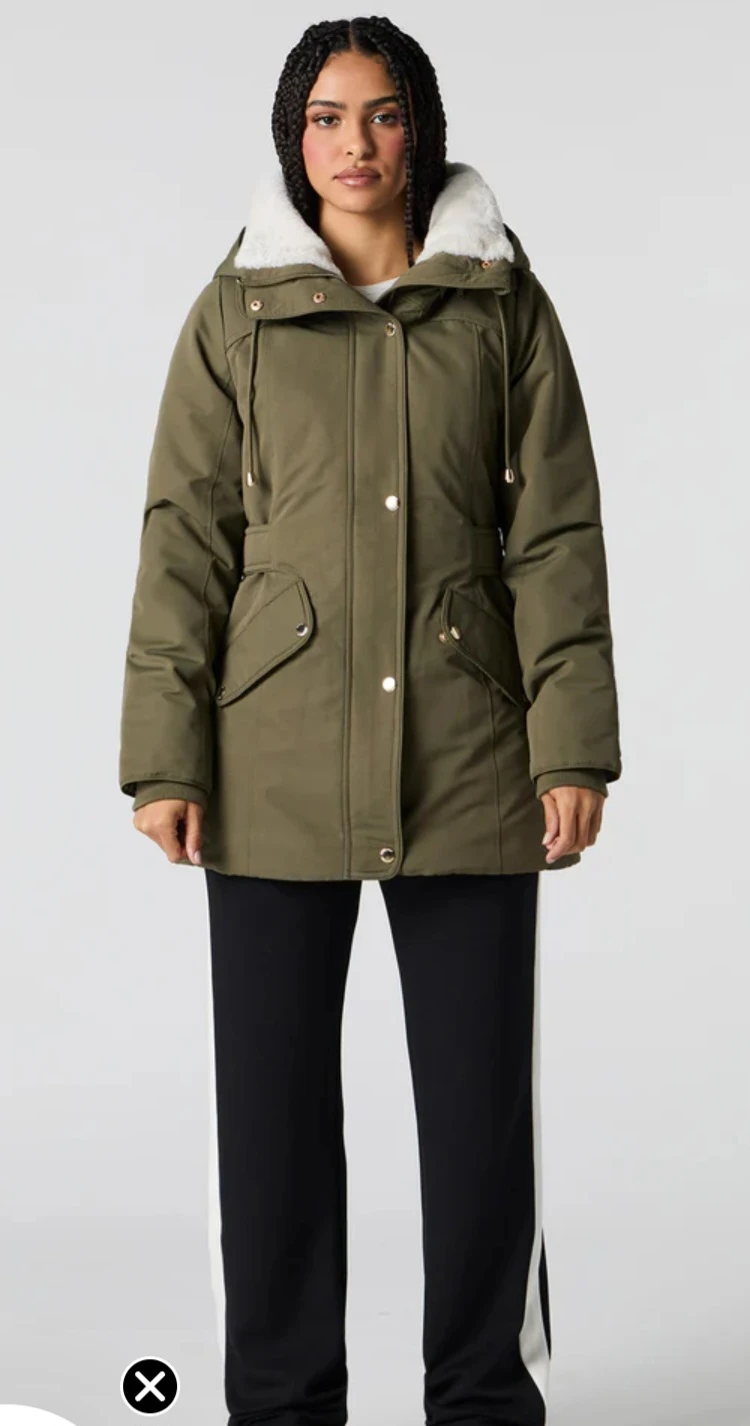 Womens Winter Parka Jacket