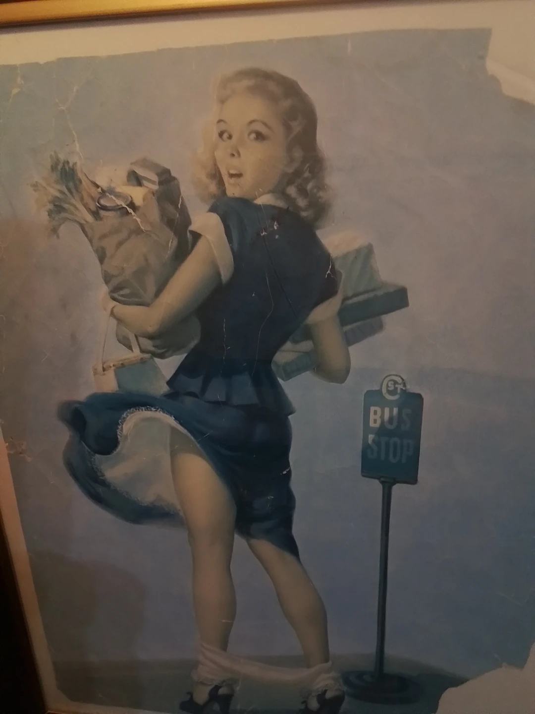 Pin Up Girl Print 11.25x14.25" - photo 2