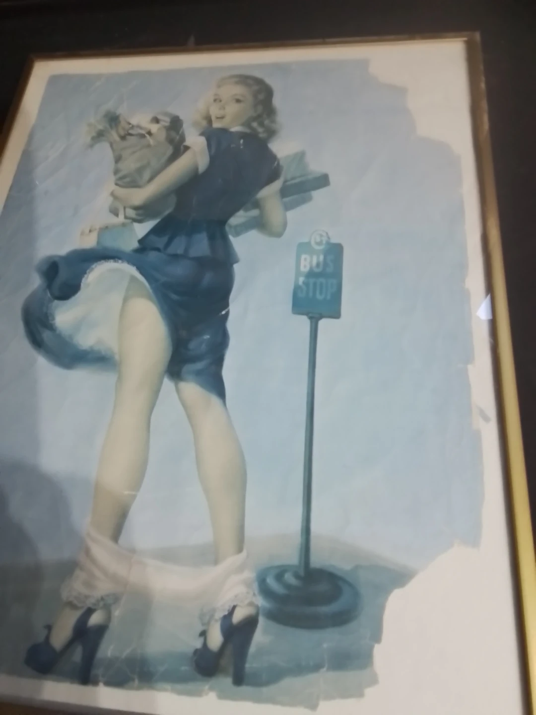 Pin Up Girl Print 11.25x14.25" - photo 4