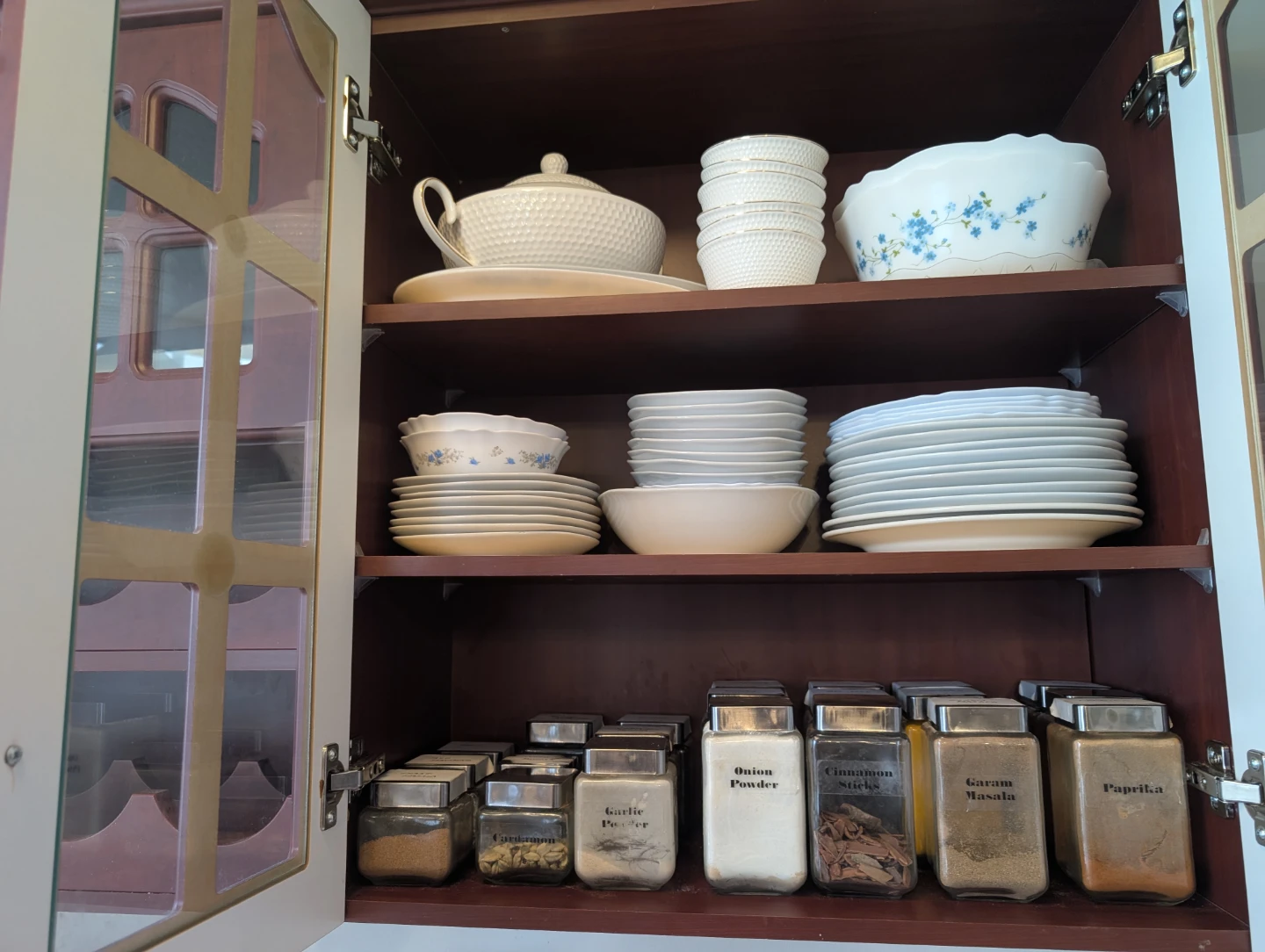 22 glass storage jars with stainless steel lids - photo 2