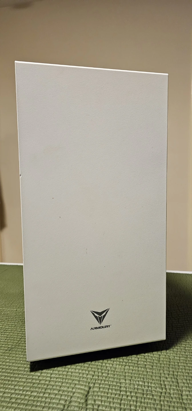 Compact White Gaming PC Case with Parts - photo 4