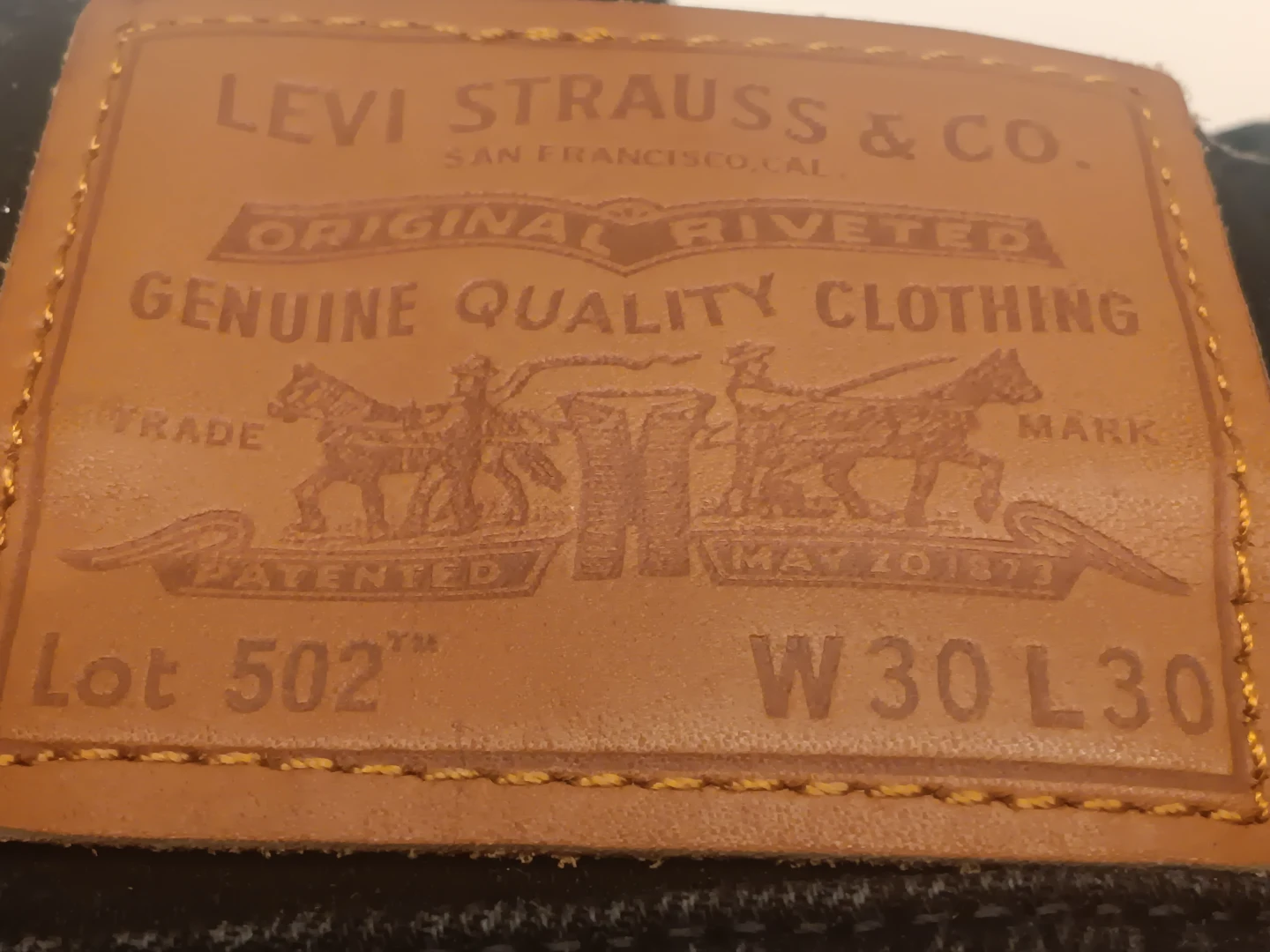 Levi's 502 Jeans, W30 L30, Black - photo 2