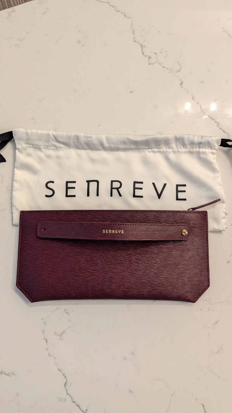 Burgundy Senreve Bracelet Pouch