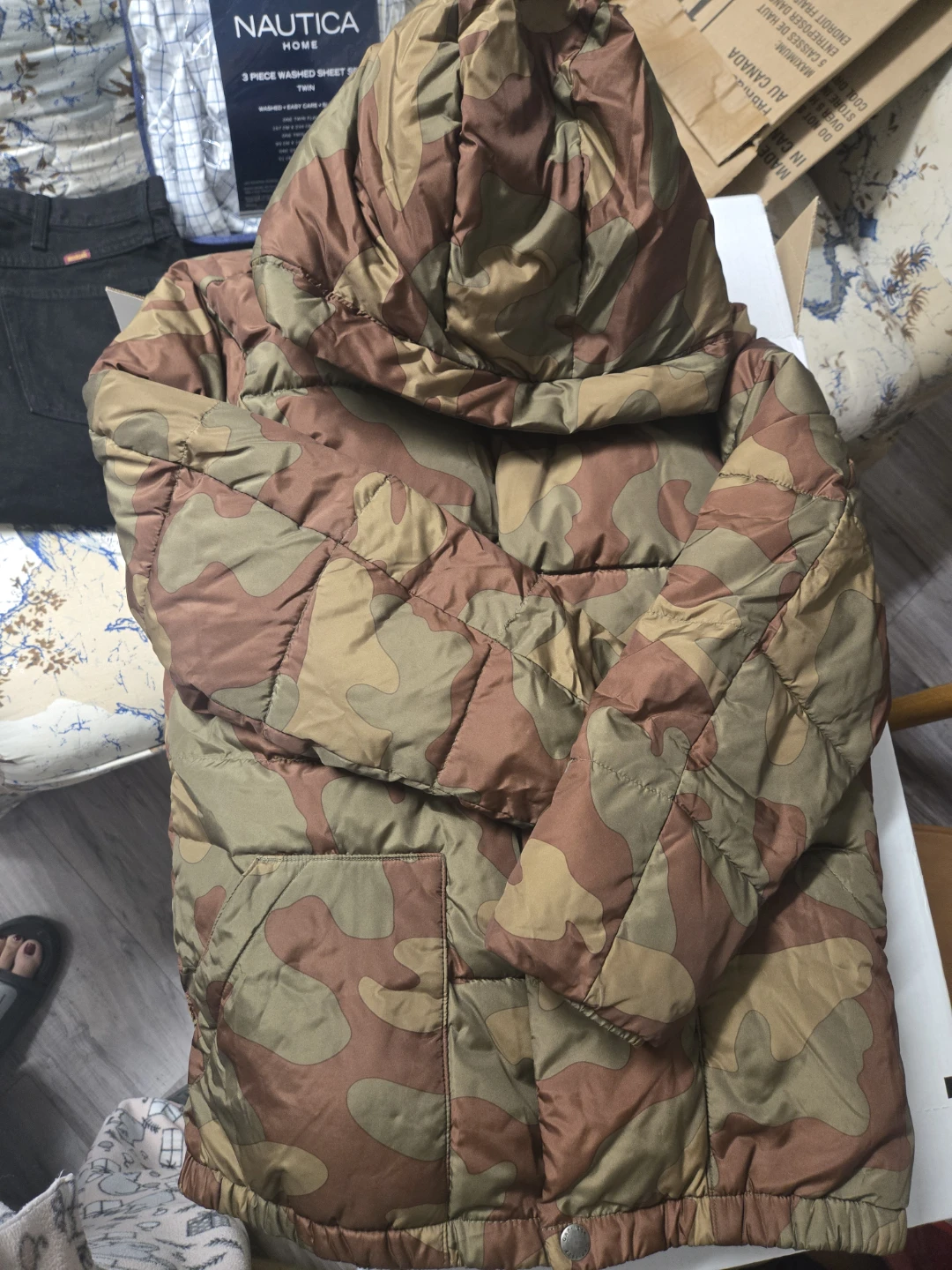 Gap Kids Camo Puffer Jacket XXL (14-16) - photo 2