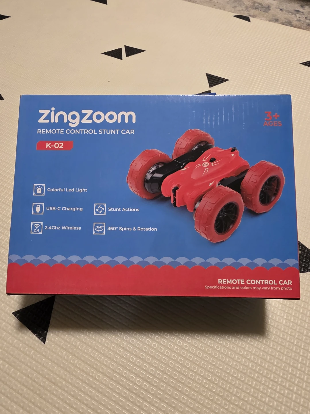 BNIB Zing Zoom K-02 Remote Control Stunt Car - photo 2