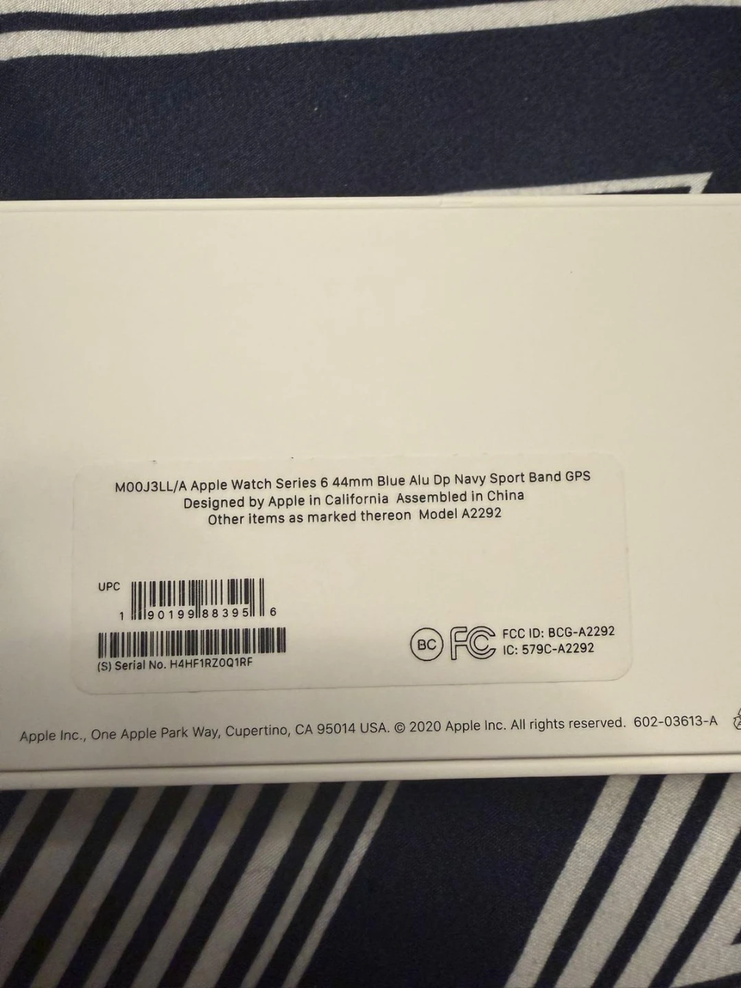 New Apple Watch Series 6 Blue 44mm - photo 4