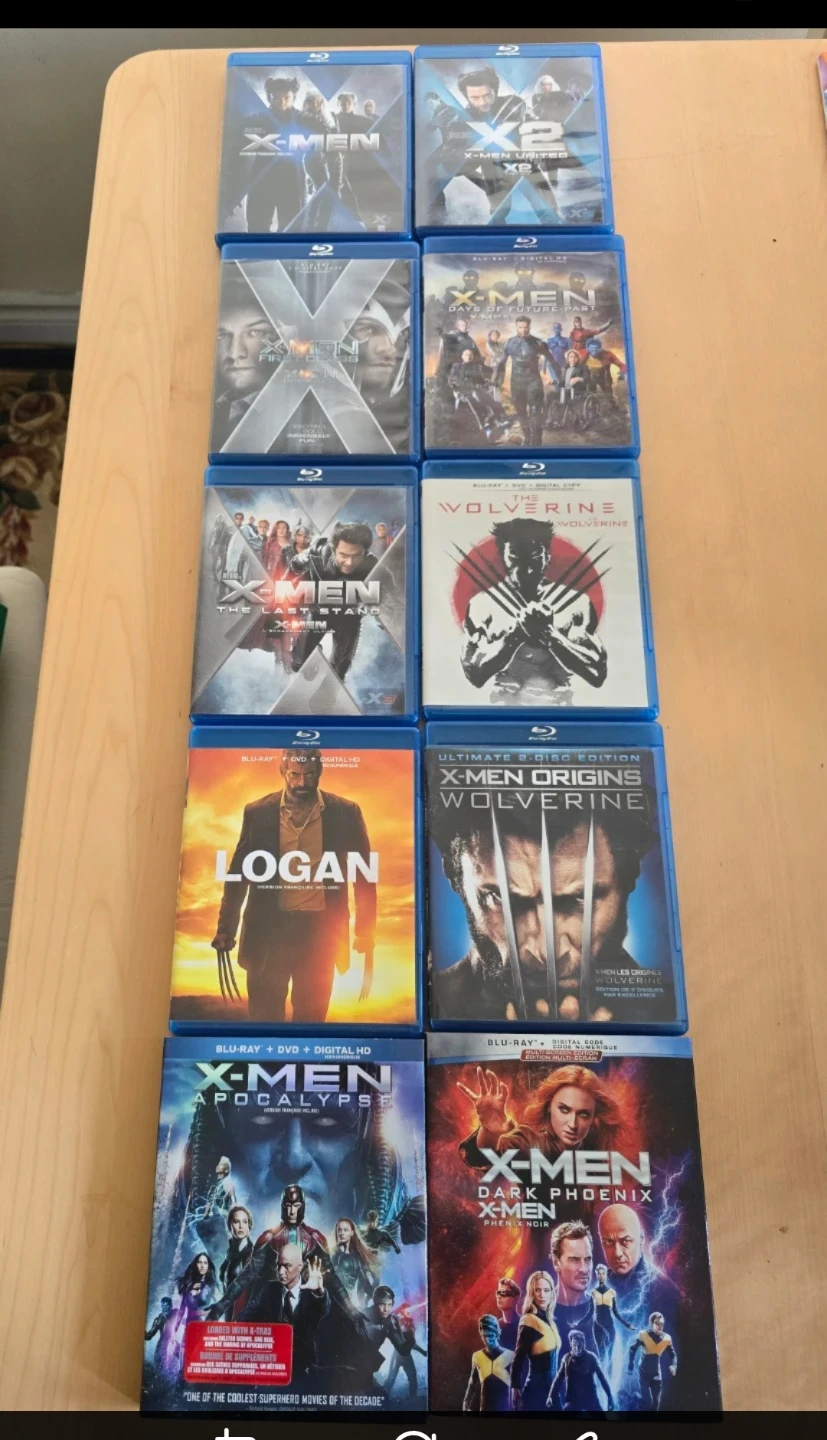 X-Men Blu-Ray Movie Collection