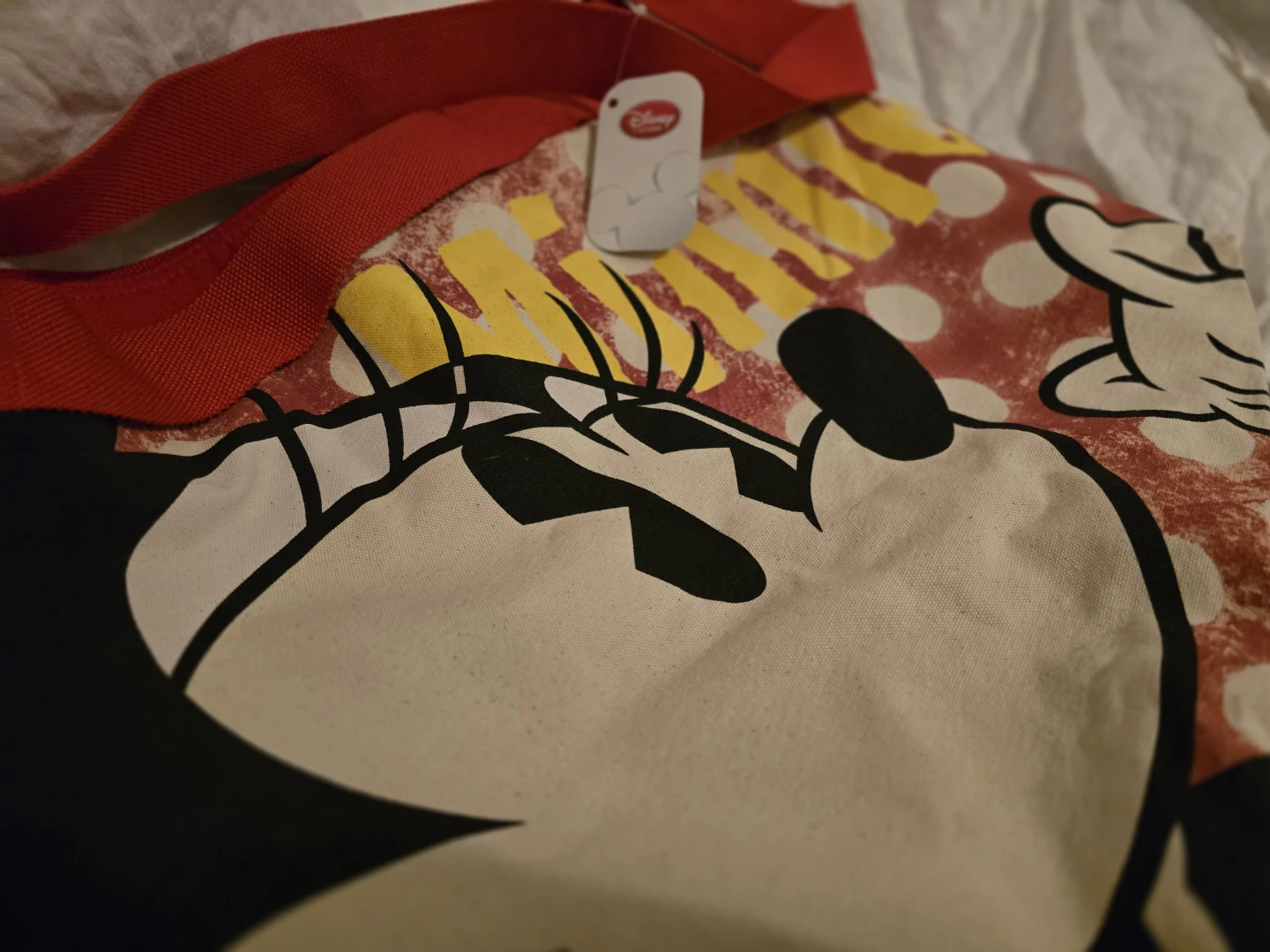 New Japan  Disney Mickey Mouse Canvas  Tote Bag, Red - photo 4