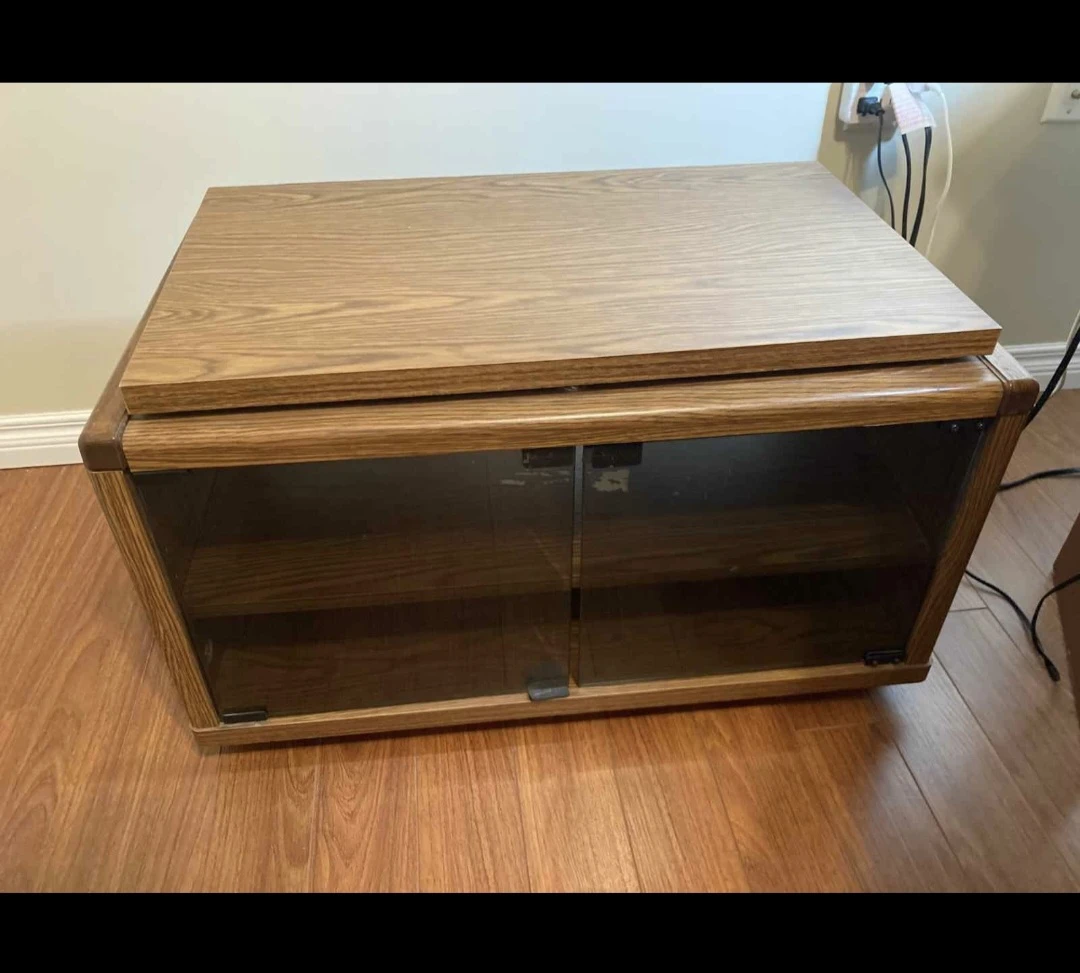 Wood and Glass Entertainment Unit - photo 3