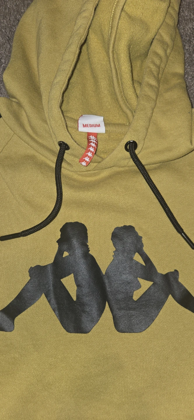 Kappa Hoodie - Yellow, Size Medium - photo 3