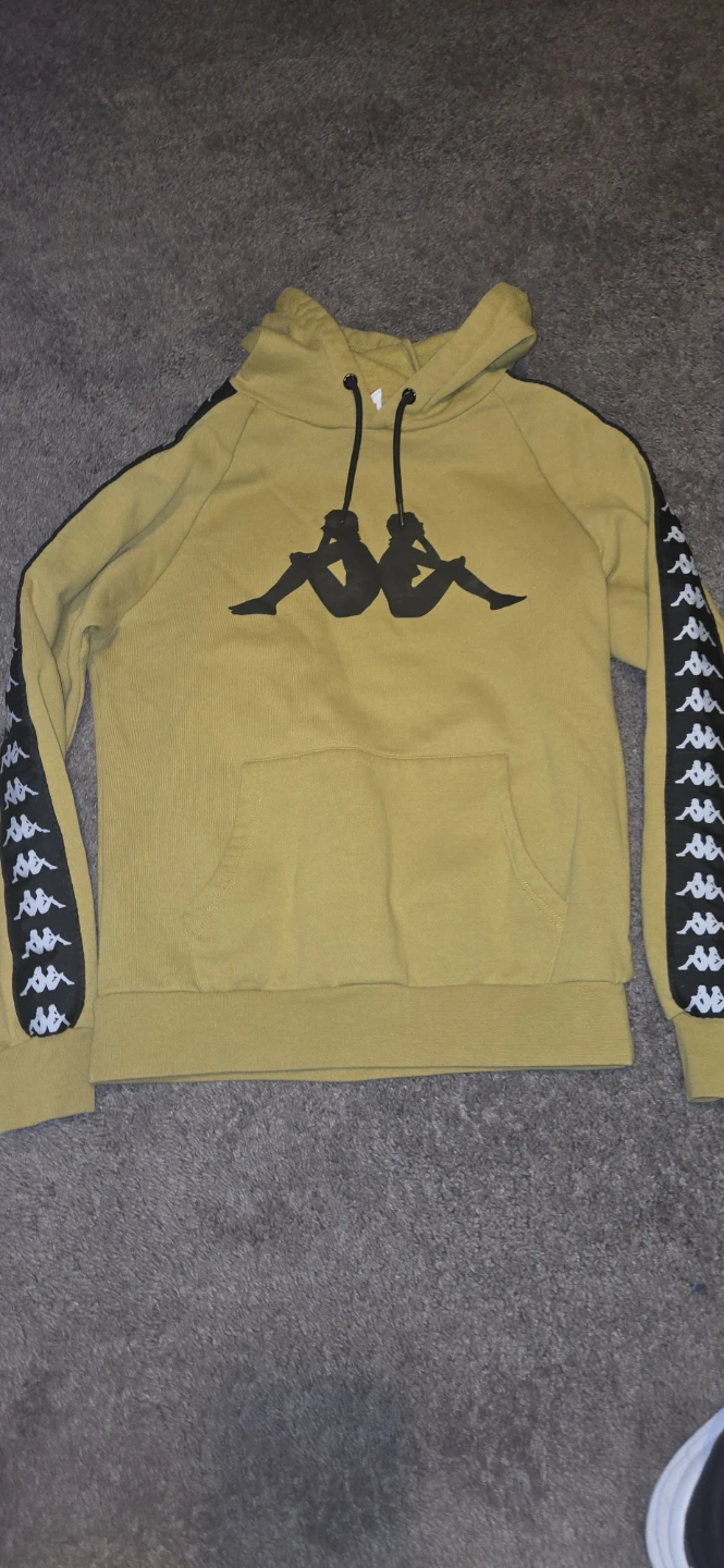 Kappa Hoodie - Yellow, Size Medium - photo 4