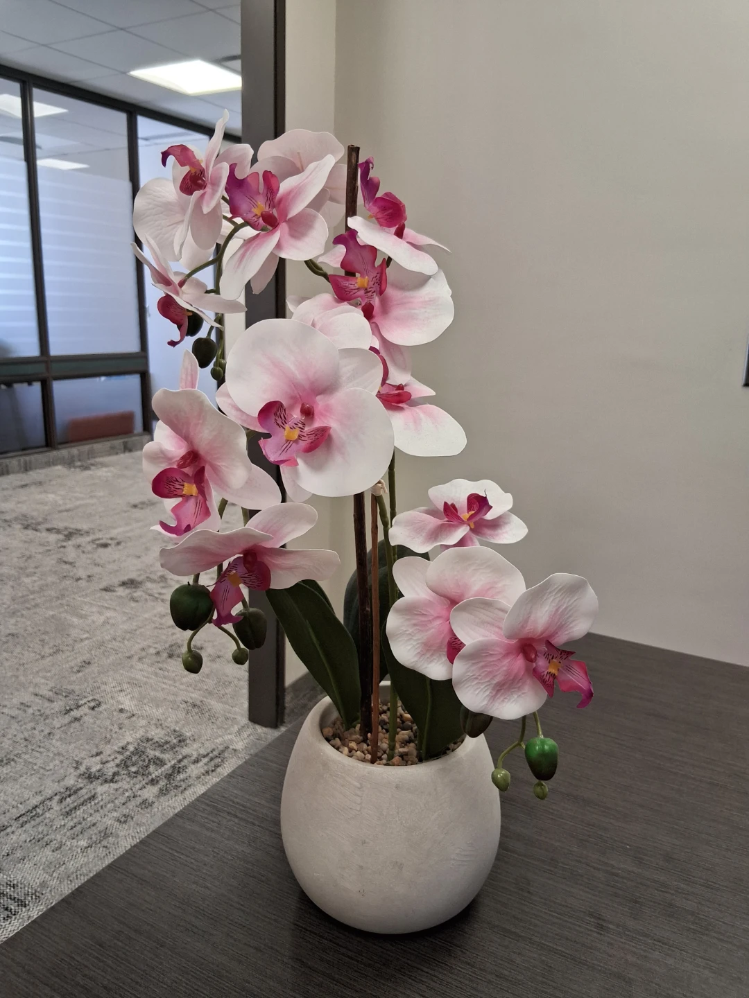 Artificial Orchid Plant in Pot