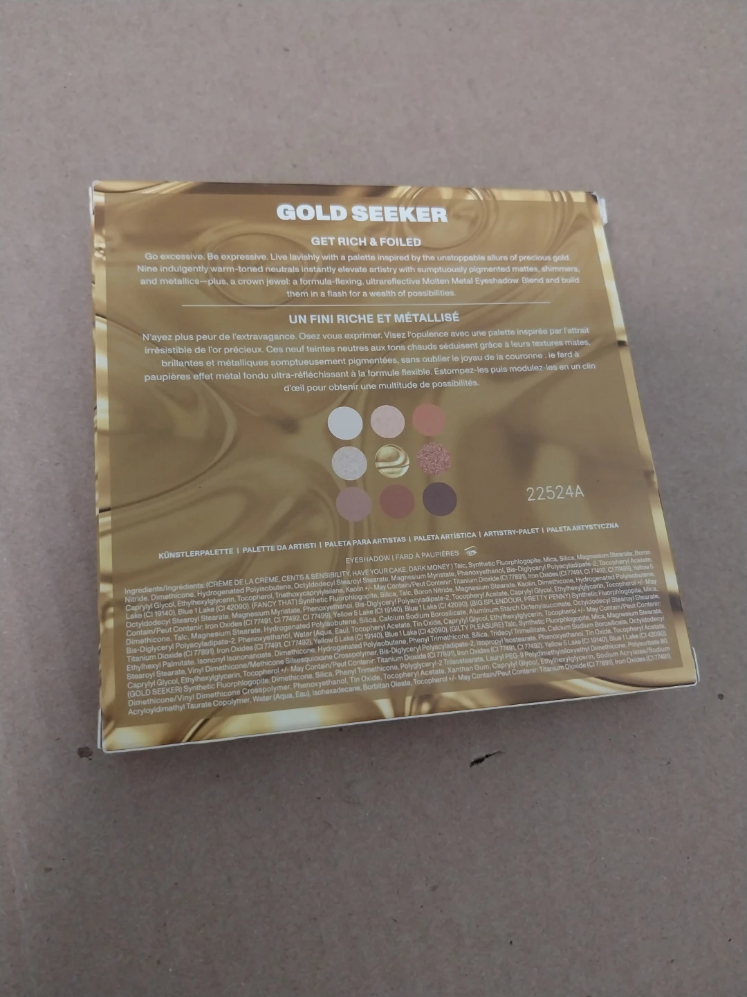 Morphe Gold Seeker Artistry Palette - photo 2
