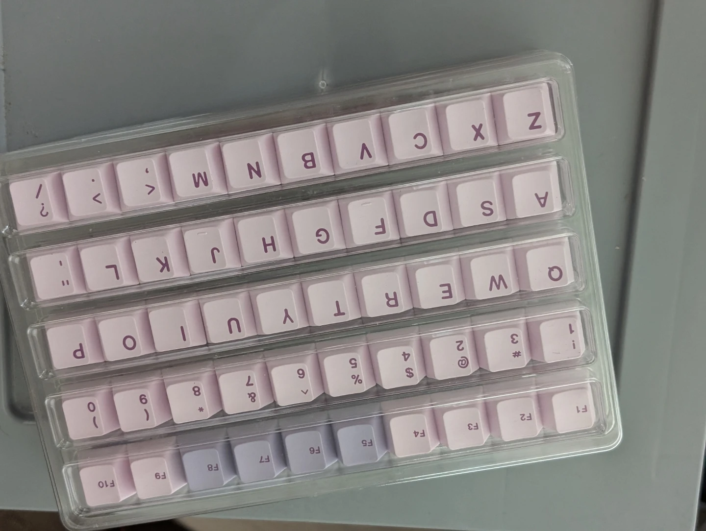 Keycap Set Supports Ergonomics