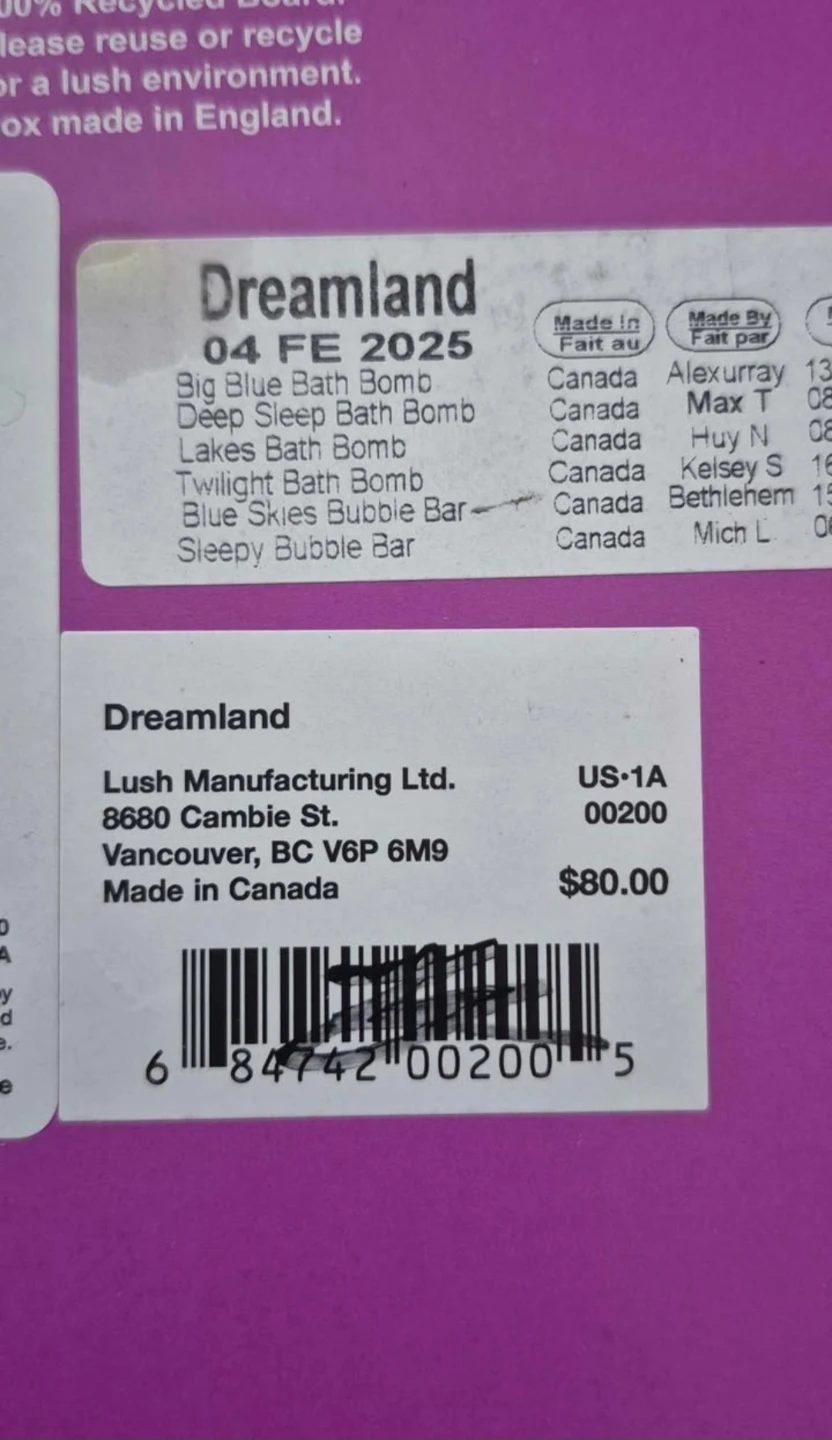 Lush Dreamland Bath Bomb Set with Sleep Mask - photo 5