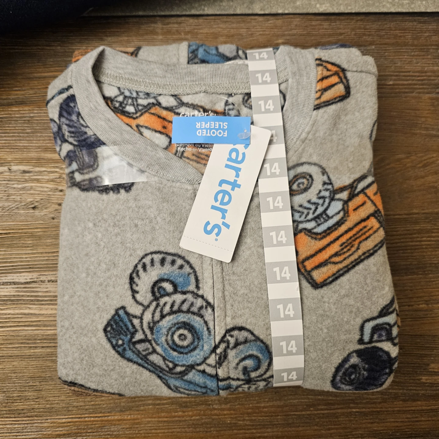 Carter's Footed Sleeper, Size 14, New - photo 2