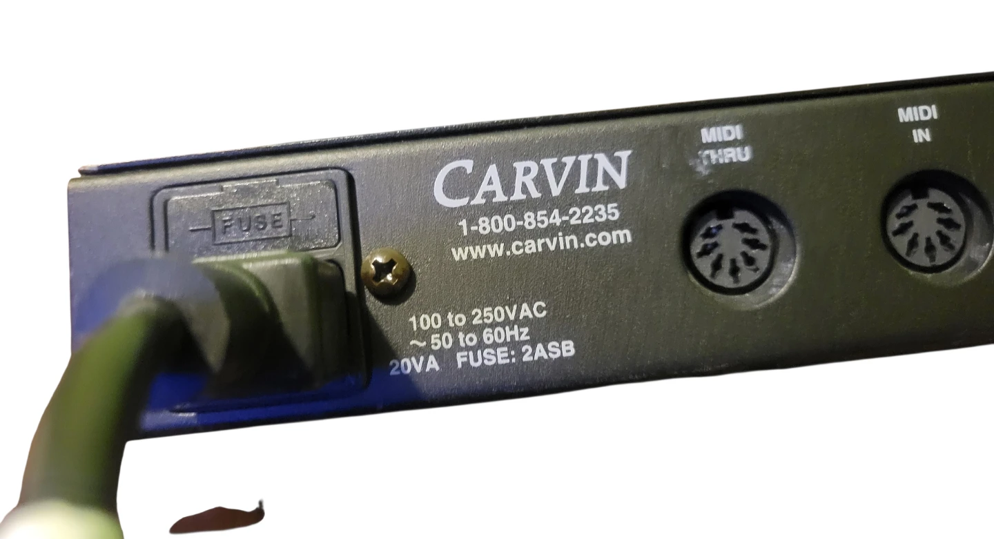 Carvin XP4 Four Engine DSP Effects Processor - photo 3