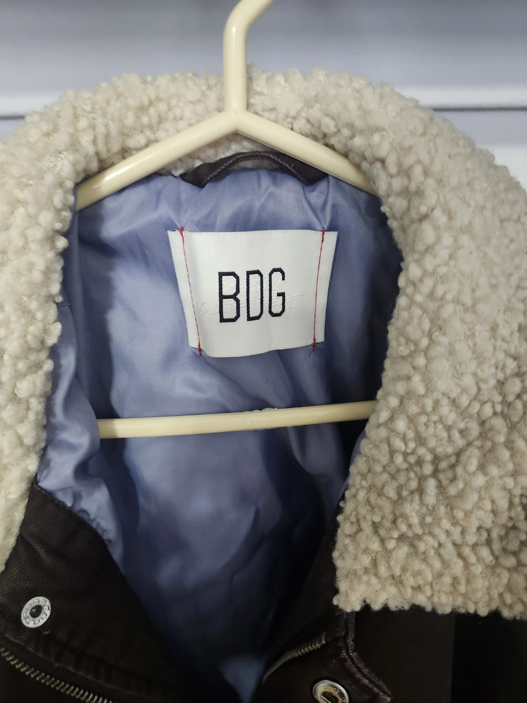 BDG Sherpa Lined Bomber Jacket size L - photo 2