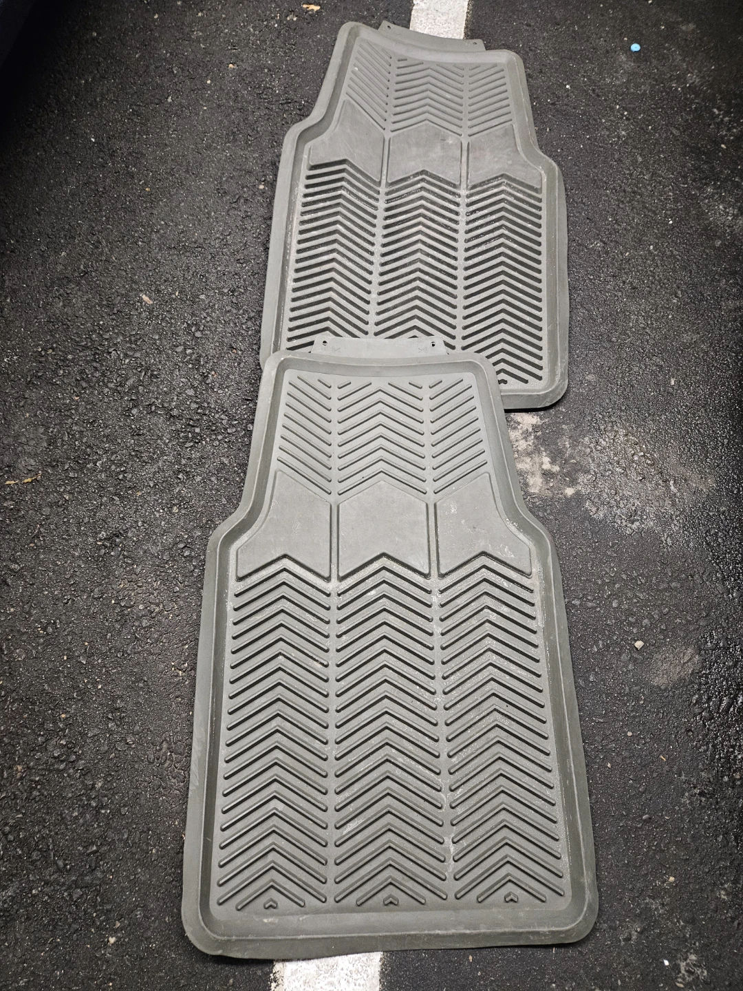 Grey Rubber Car Floor Mats