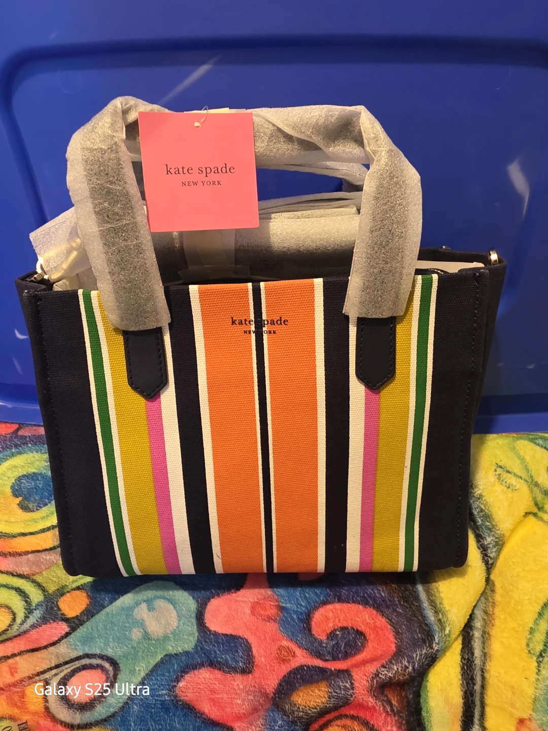 Kate Spade Striped Tote Bag