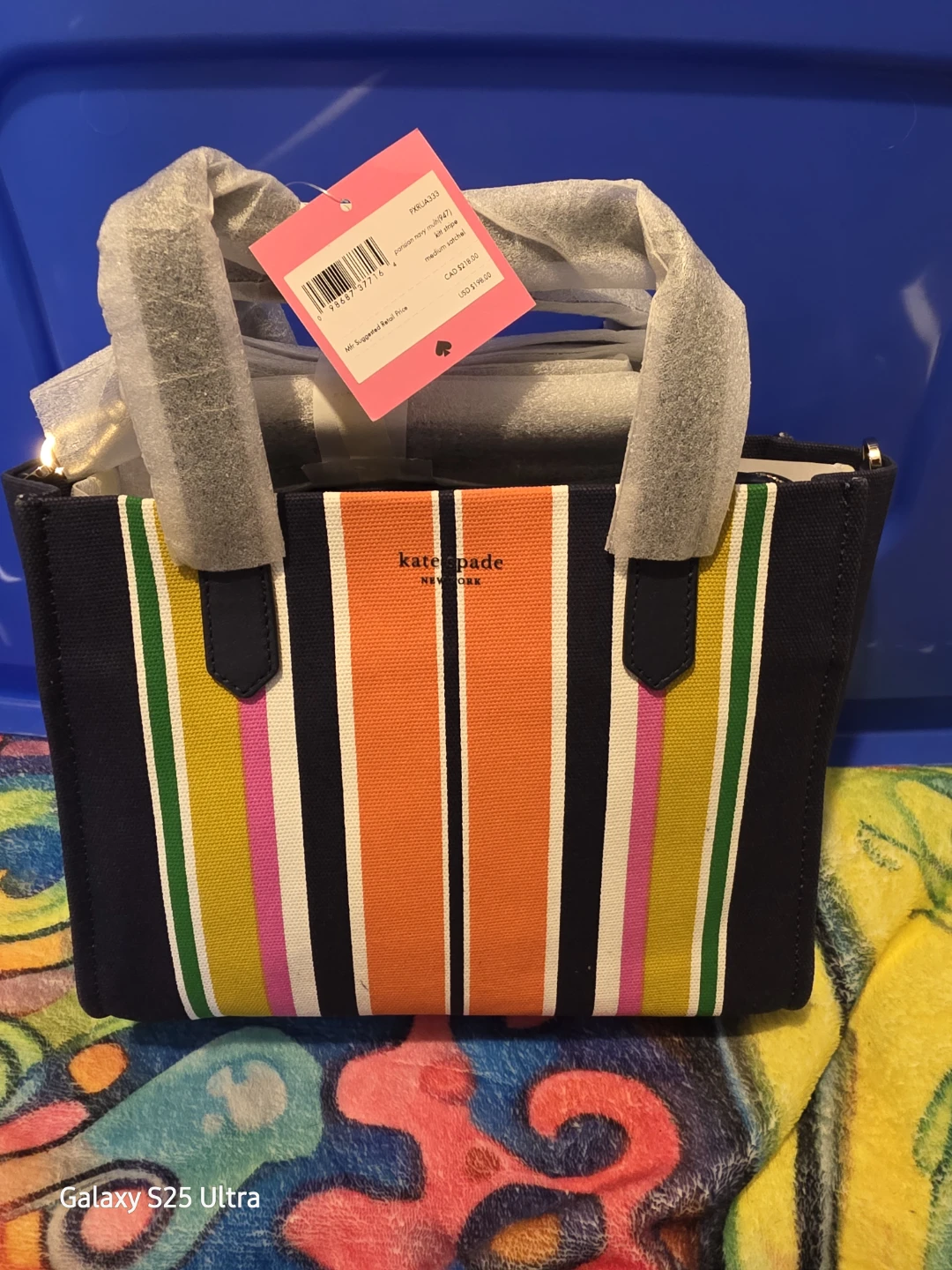 Kate Spade Striped Tote Bag - photo 2