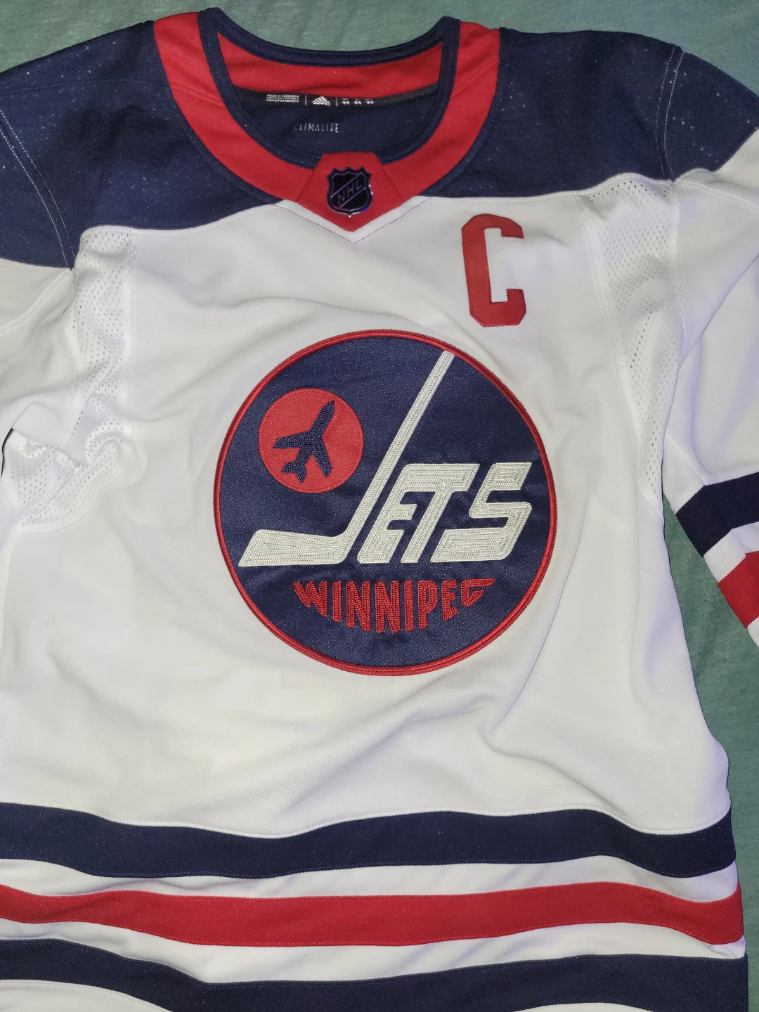 Adidas Winnipeg Jets Wheeler 26 Jersey Size 44 - photo 3
