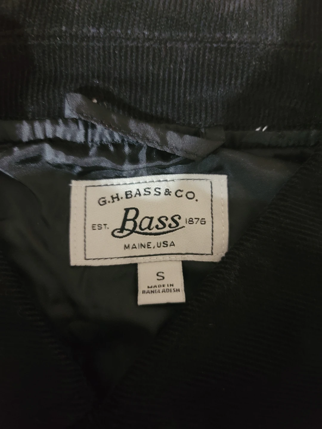 G.H. Bass & Co. Black Quilted Barn Jacket Size S NWT - photo 3