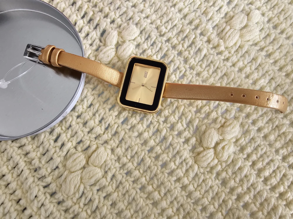 New DesignWE Gold-Tone Watch with Box