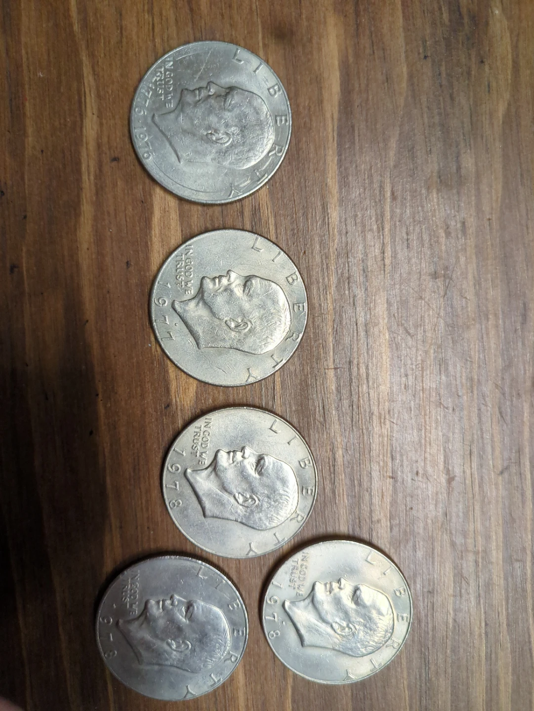 US dollar coins 1976 -78