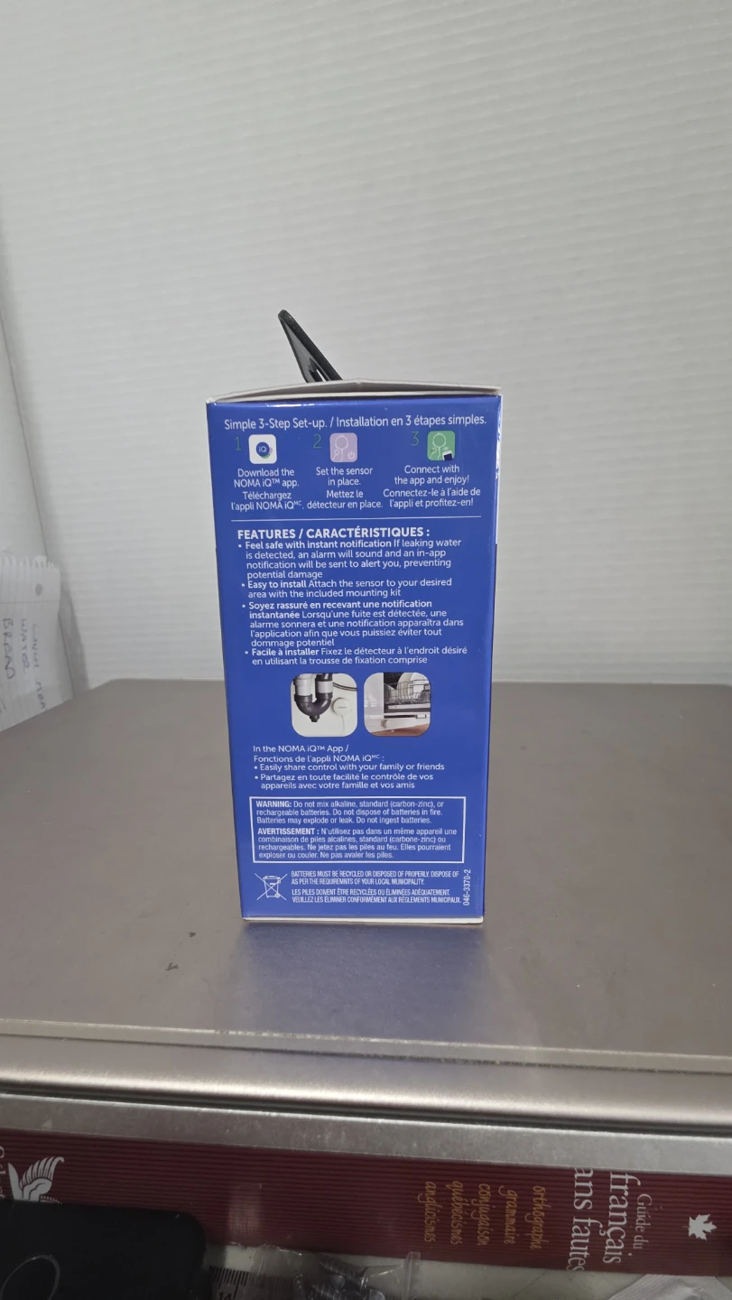 NOMA iQ SMART WiFi Water Leak Sensor Brand New - photo 3
