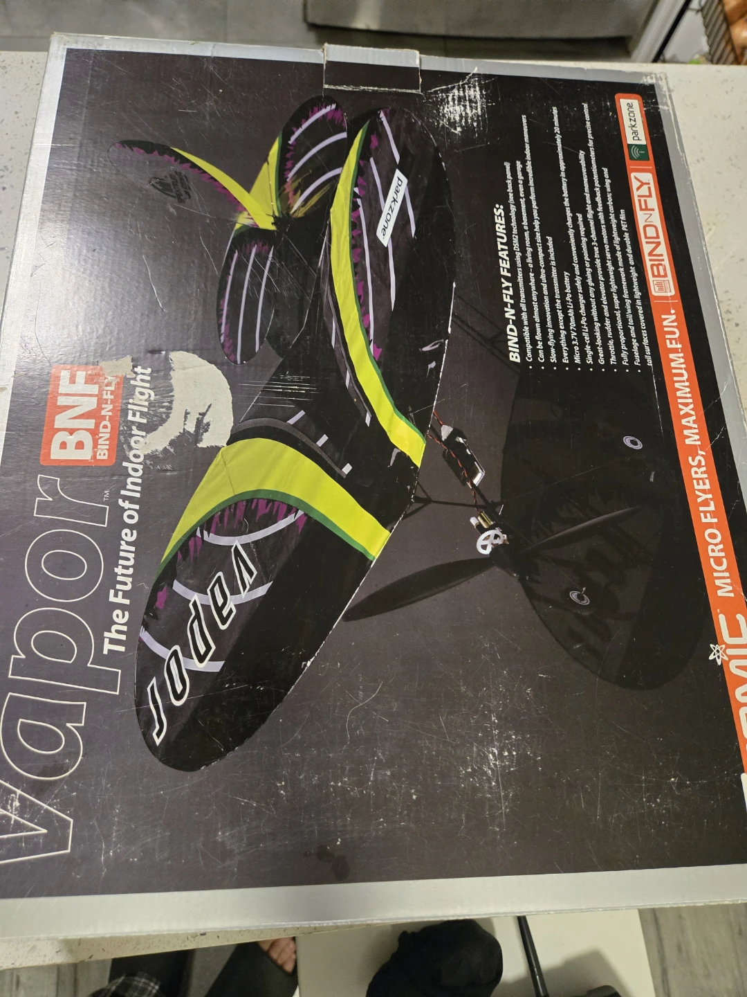 Parkzone Vapor BNF Indoor RC Airplane - photo 3