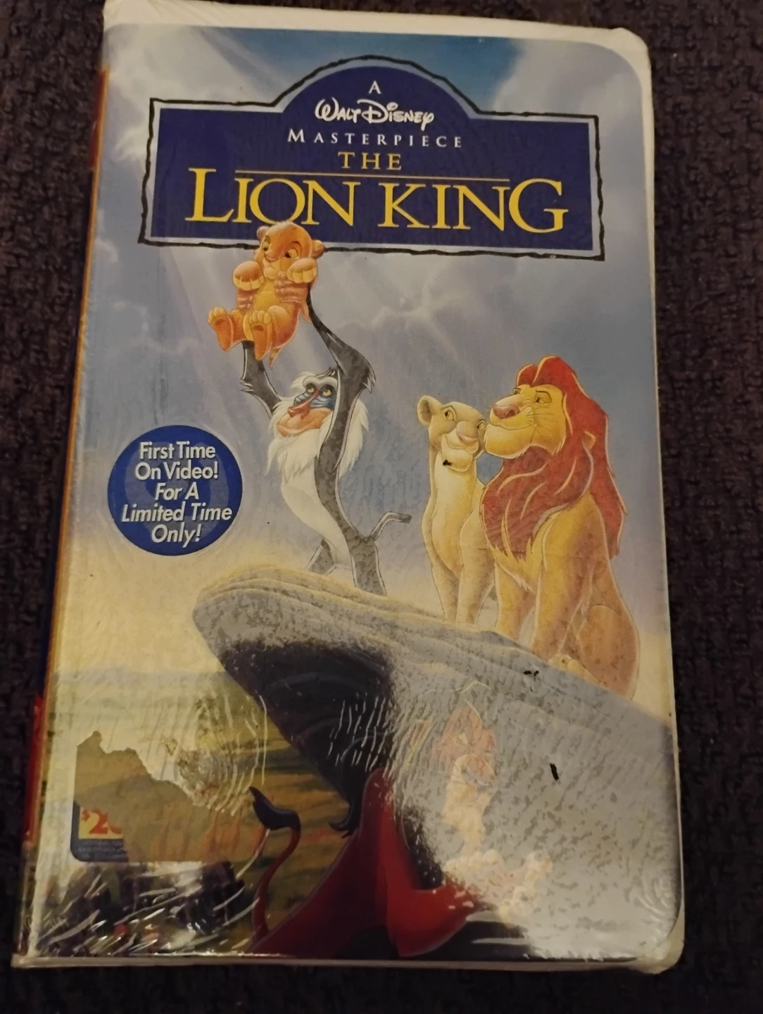 NEW! SEALED!! DISNEY'S THE LION KING, VHS, 1995