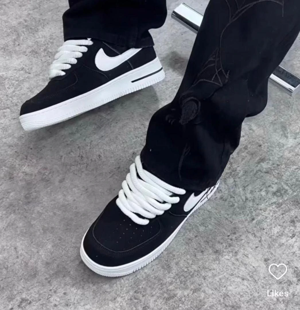 Nike Air Force 1 Black and White Sneakers