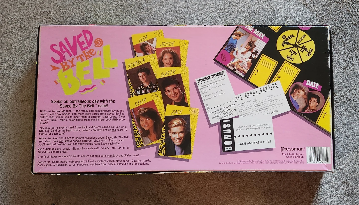 Saved By The Bell Board Game - Vintage - photo 3