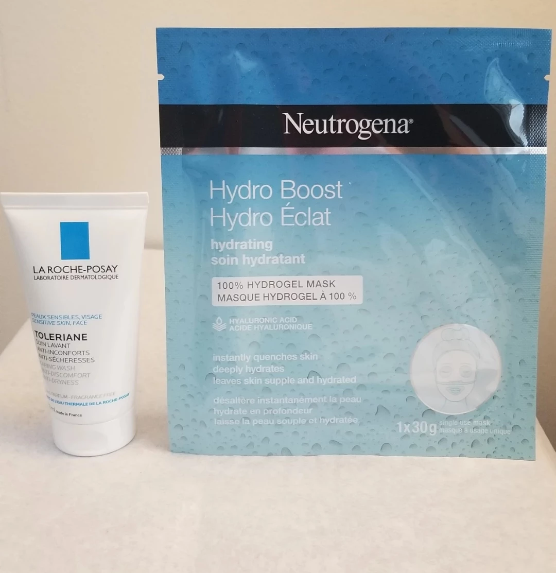 LA ROCHE POSAY-TOLERIANE CARING WASH 50ML&NEUTROGENA HYDRO MASK