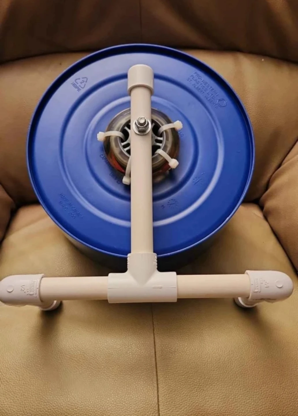 Blue Hamster Running Wheel with Stand - photo 2