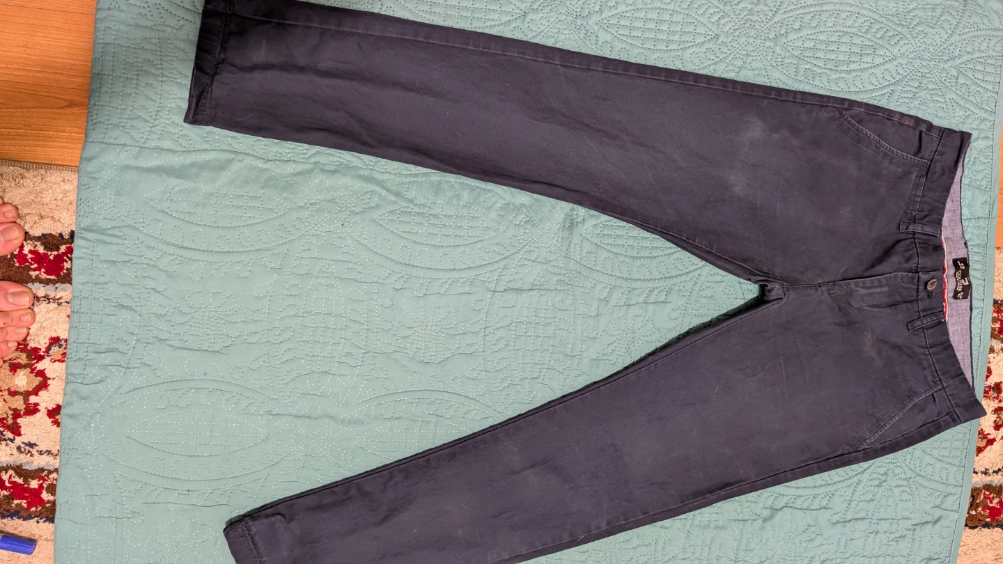 Cougar Slim Fit Navy Chinos - Size 32 - photo 2